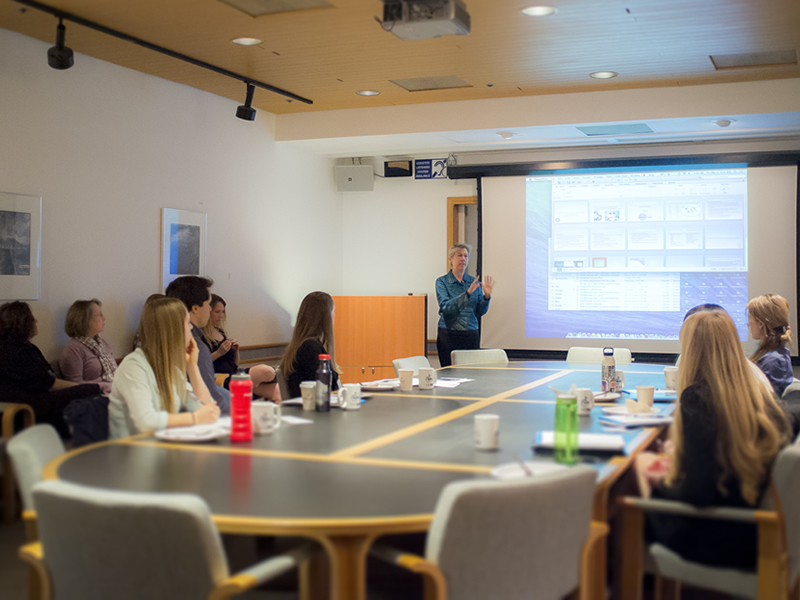 Kathryn Dewey teaching