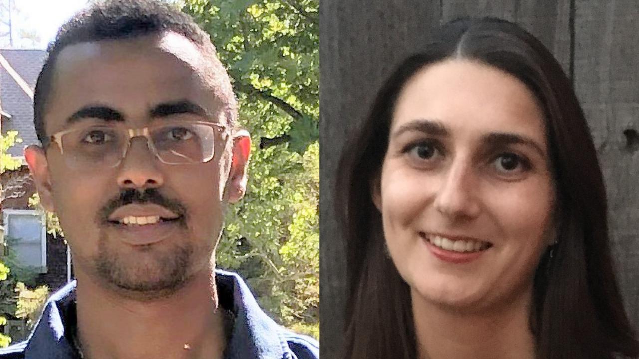 Rochelle Werner & Demewoz Woldegebreal head shots