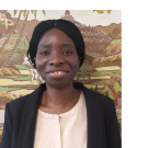 Helena Bentil, navy blue jacket, peach top, profile photo